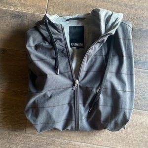 LINKSOUL - Grey Full-Zip Hoodie